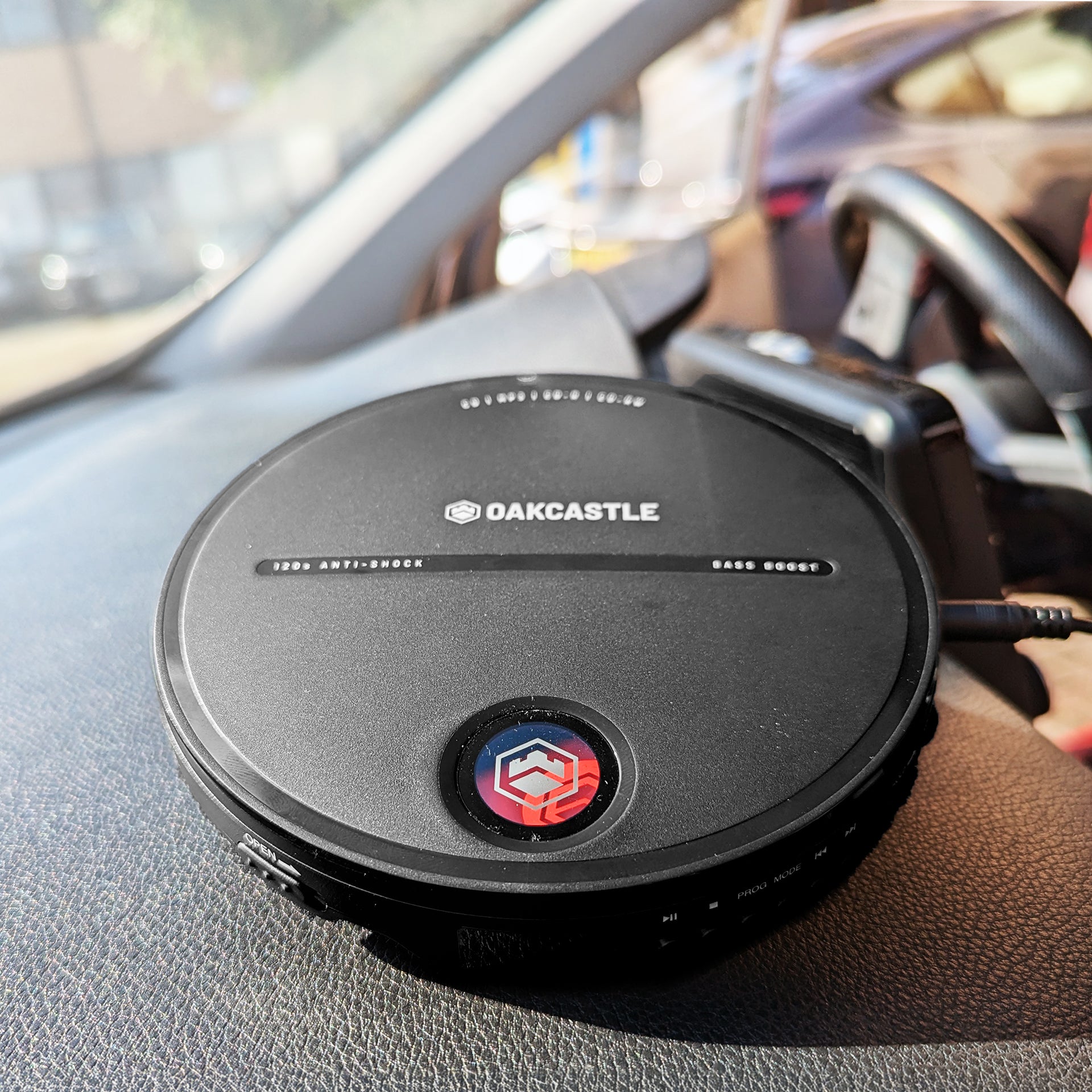 Oakcastle CD10 Portable CD Player, Black - official product image
