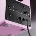 Majority D50X Powered Bookshelf Speakers, Pink - official product image