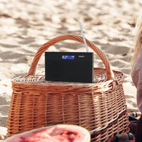 Majority Histon Portable DAB/FM Radio, Black - official product image