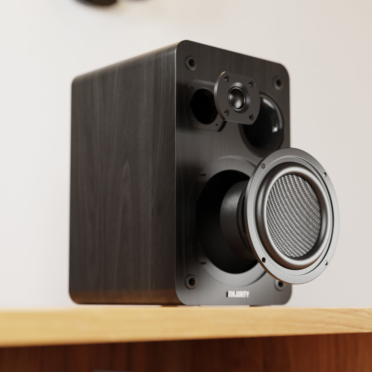 Majority Homerton Hi-Fi Internet Radio Music System, Black - official product image