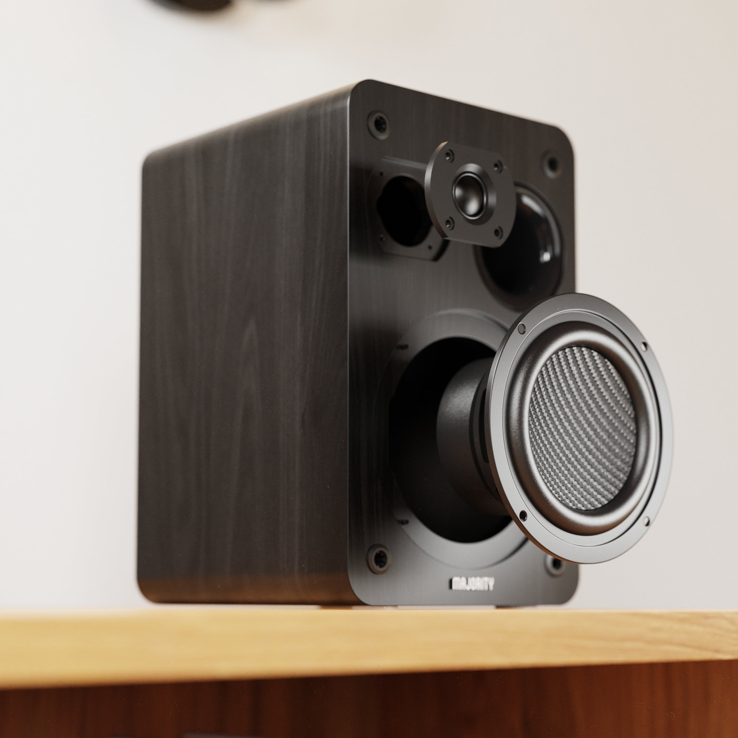 Majority Homerton Hi-Fi Internet Radio Music System, Black - official product image