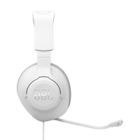 JBL Quantum 100 M2 Gaming Wired Over-Ear Headphones White product image