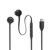 JBL Tune 305C Wired USB-C Earbuds Black product image