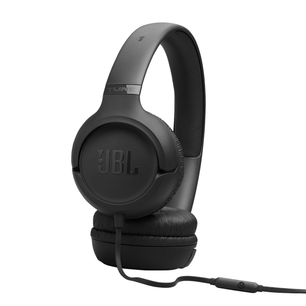 JBL Tune 530 Wired On-Ear Headphones Black product image