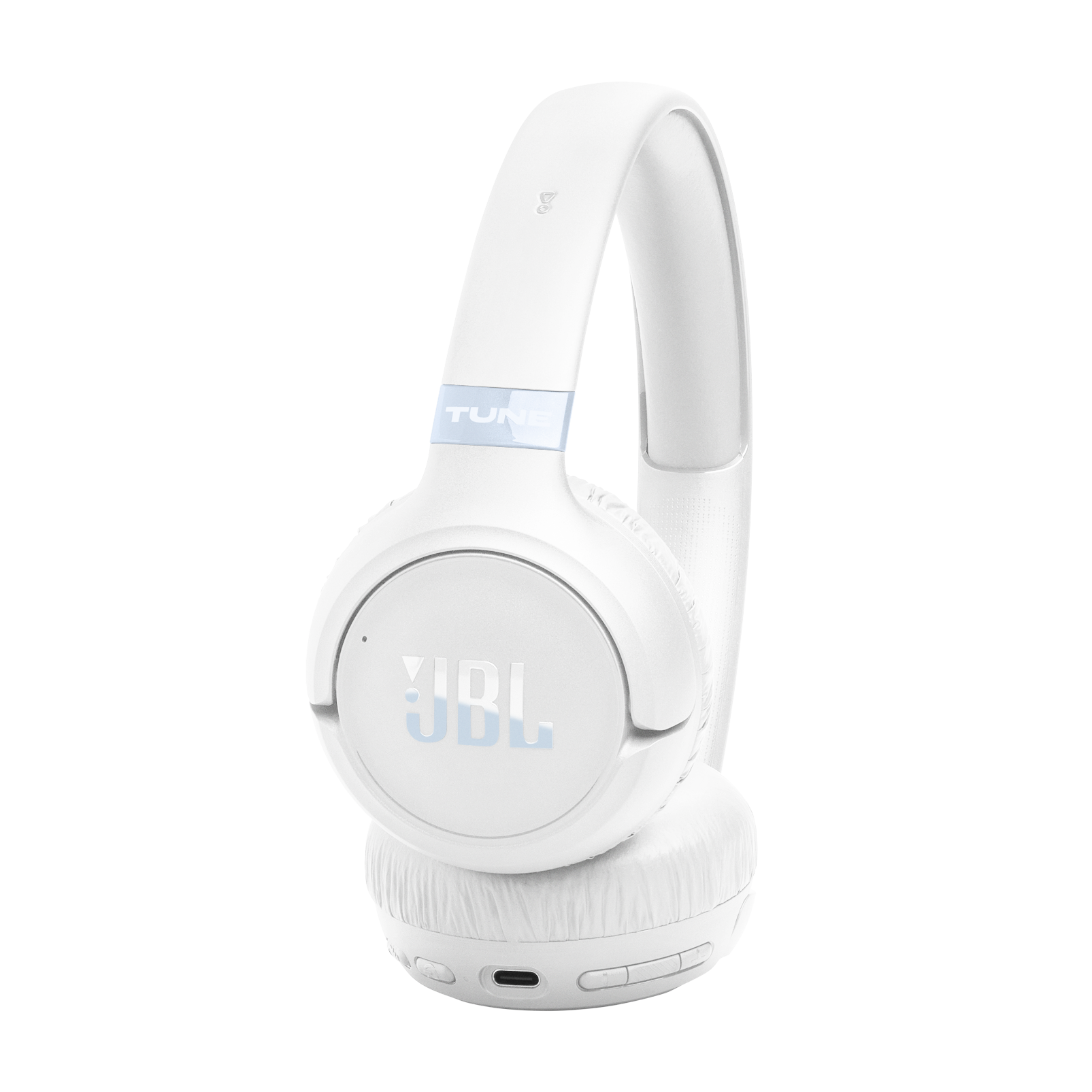 JBL Tune 680NC Wireless On-Ear Noise-Cancelling Headphones White product image