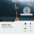 DJI Osmo 360 8K 360° Camera Adventure Combo - Adventure Combo contents