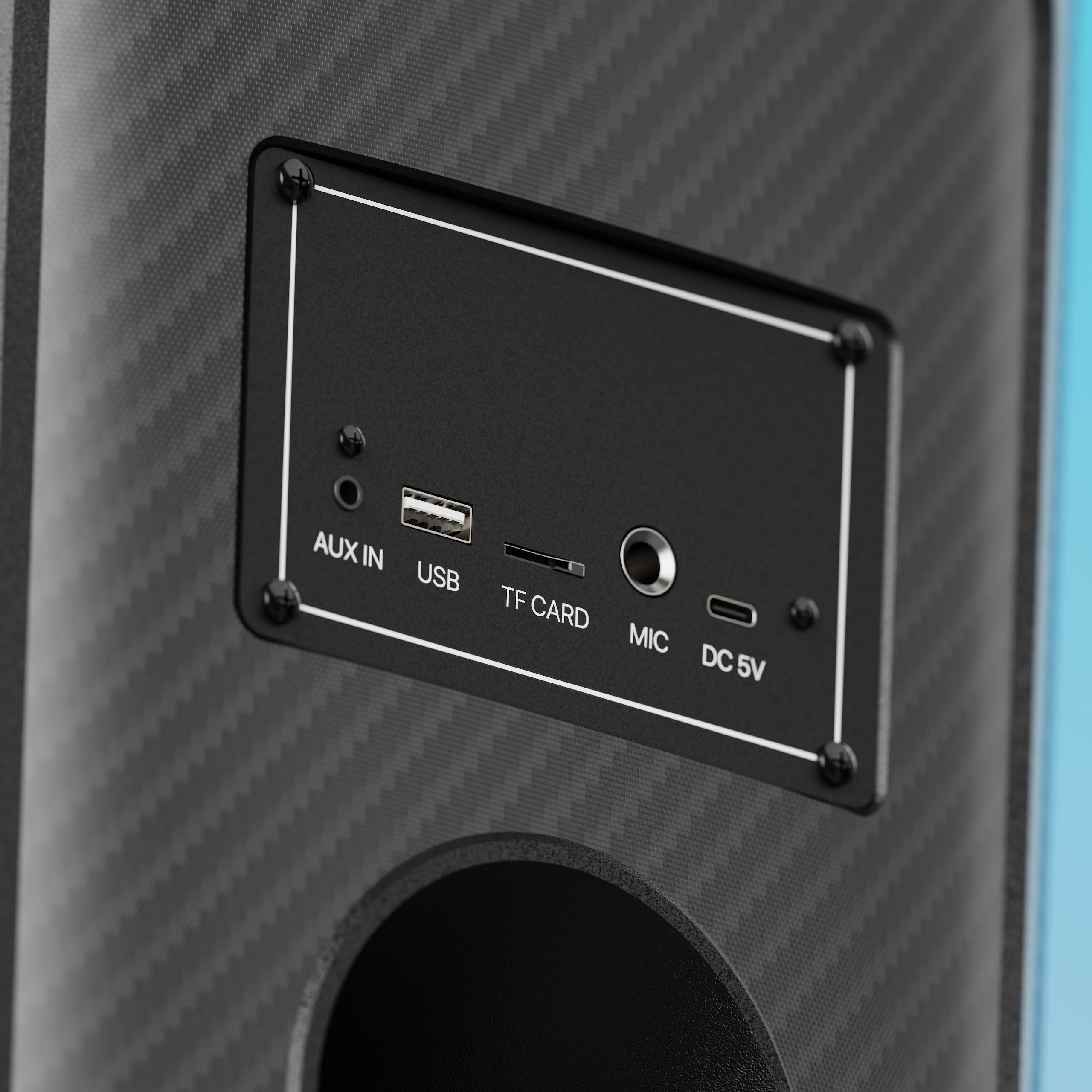 Majority Pulse P3 Portable Party Speaker, Black - official product image