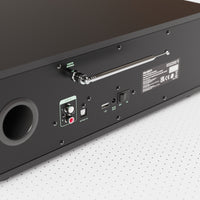 Majority Quadriga Internet Radio Music System with CD, Black - official product image