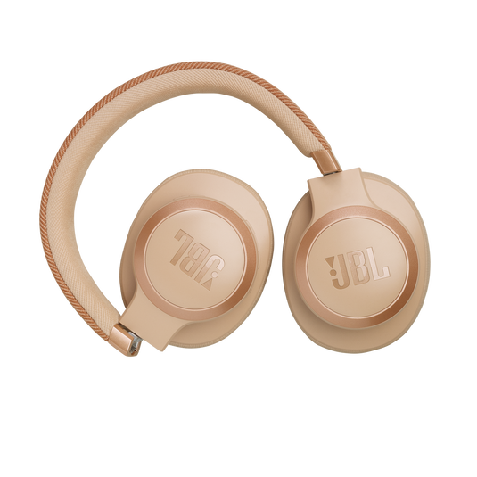 JBL Live 770NC Over-Ear Noise-Cancelling Headphones – Sandstone | JBLLIVE770NCSAT