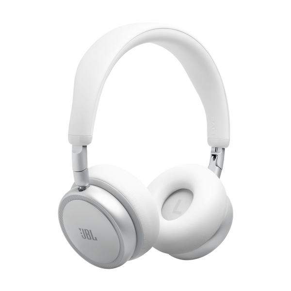 JBL Live 680NC Wireless On-Ear Noise-Cancelling Headphones White product image