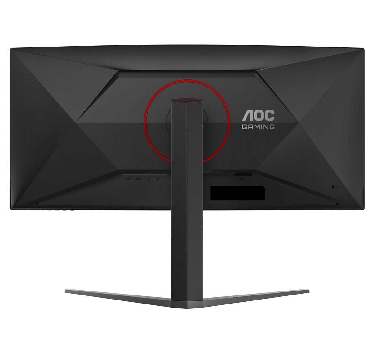 AOC AGON CU34G4P 34" WQHD 180Hz Curved Ultrawide Gaming Monitor - back view