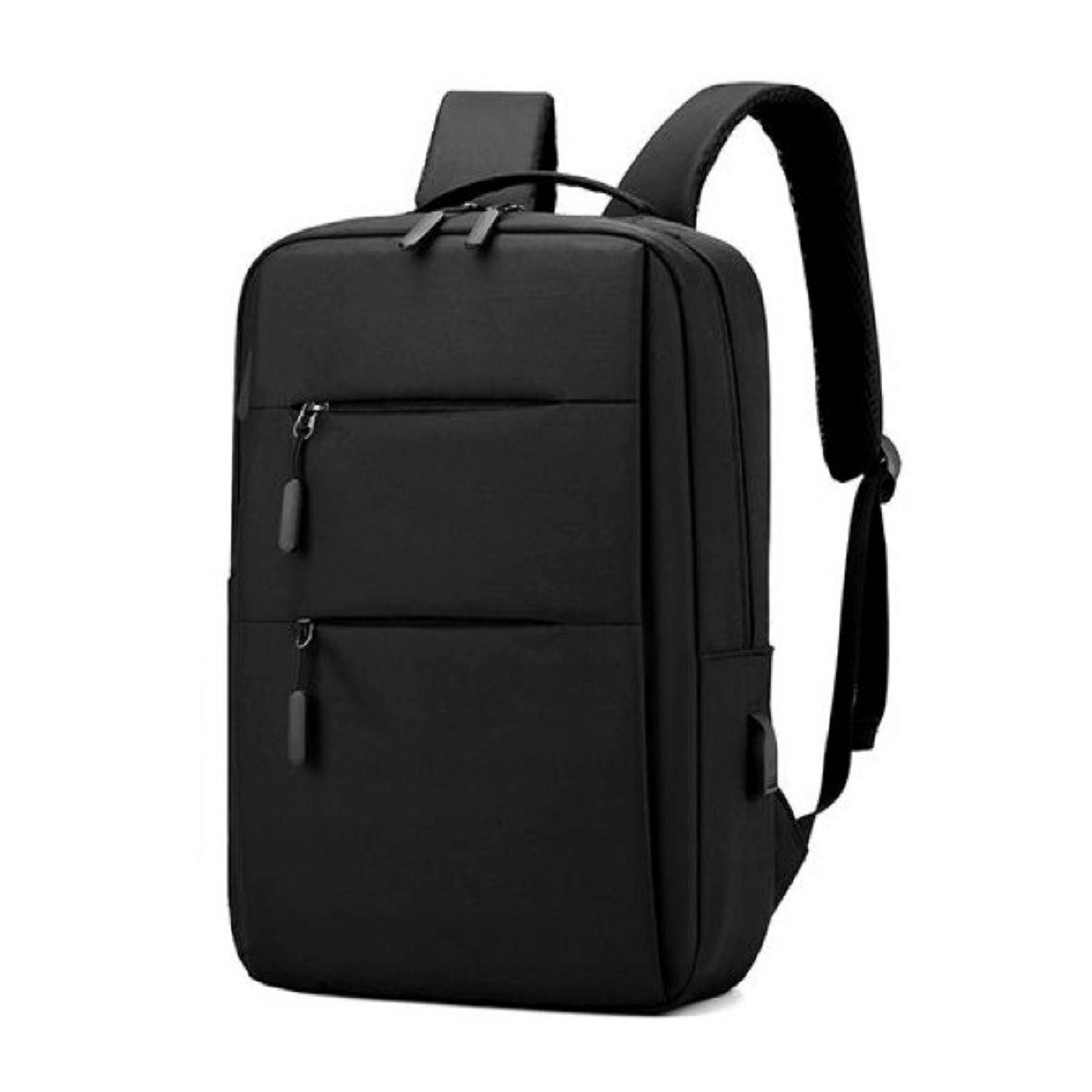 Groov-e Laptop Backpack with USB Charging Access Black - official product image