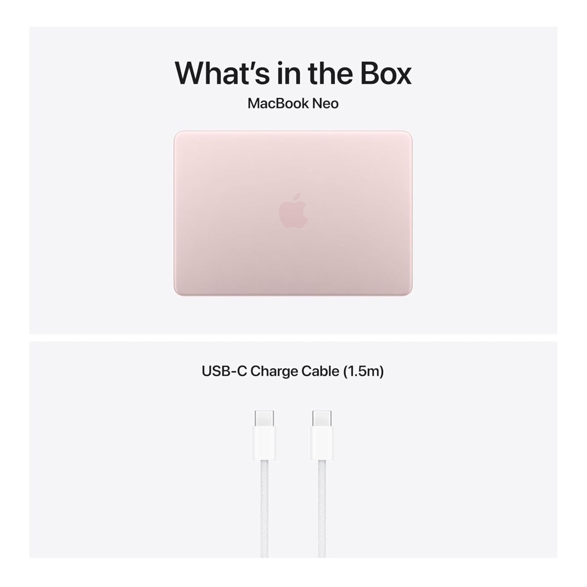 Apple MacBook Neo 13-inch laptop in Blush