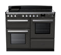 Rangemaster Estel Deluxe 110 Induction range cooker in Slate with Chrome trim