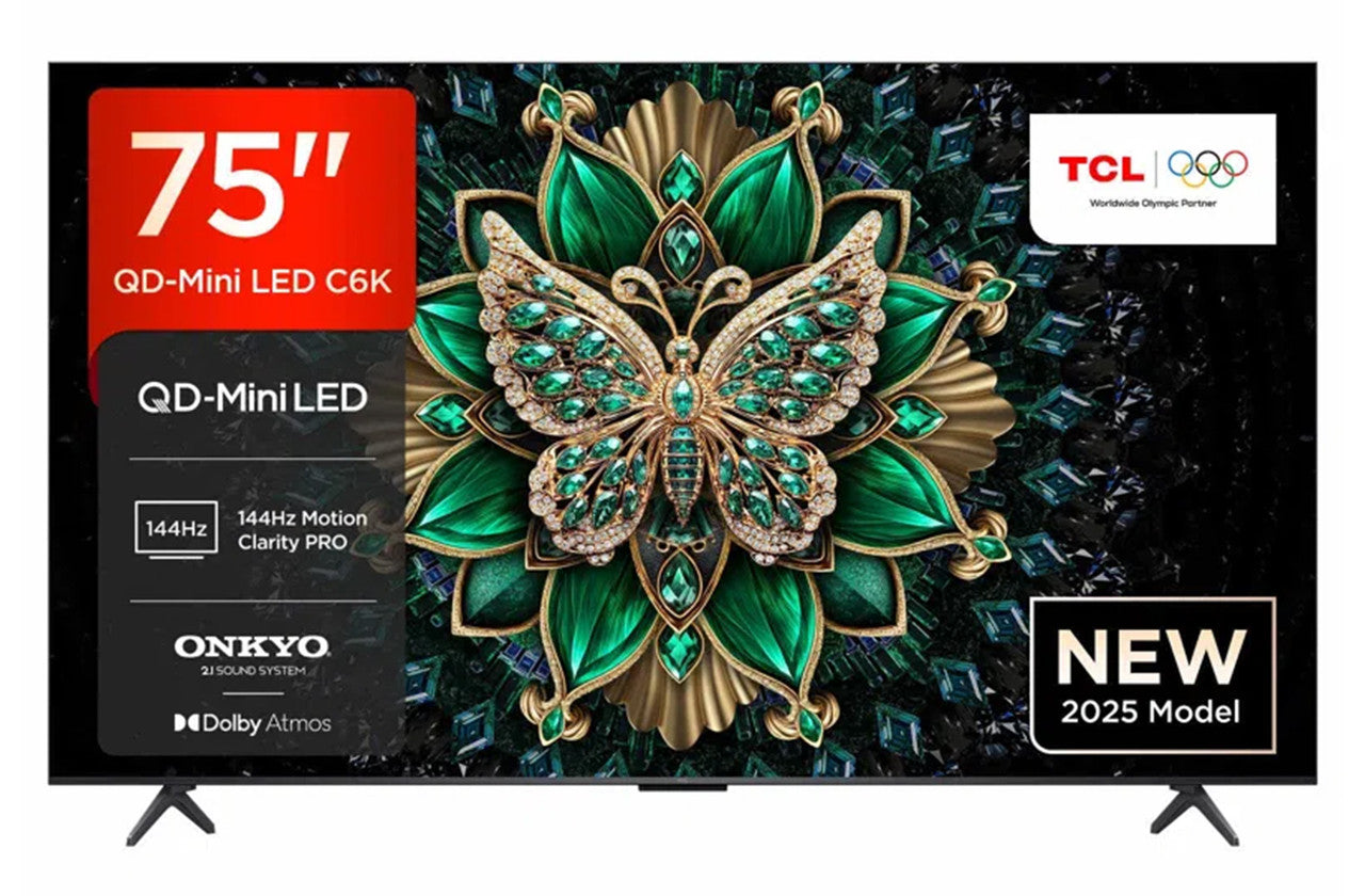 TCL 75" 144Hz Mini LED Google TV | 75C6K