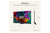 LG 100-inch 4K QNED evo AI Smart TV | 100QNED87B6.AEI