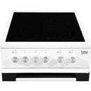 Beko 50cm Double Oven Electric Cooker | KDVC563AW Beko Cooker Euronics Ireland