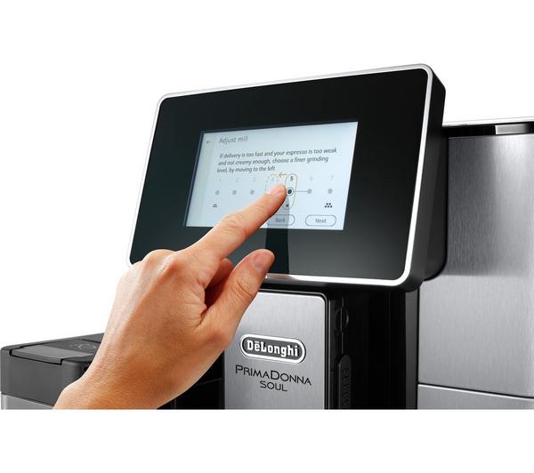 De'Longhi PrimaDonna Soul 21‑Beverage Bean‑to‑Cup Coffee Machine | ECAM610.75 (Metal Black) – view 4