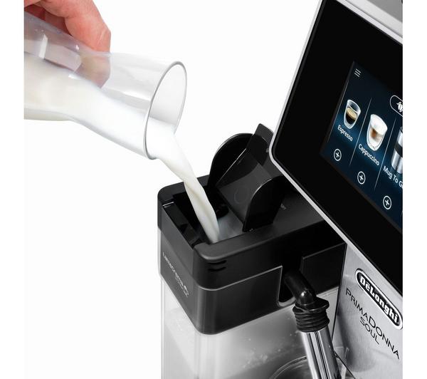 De'Longhi PrimaDonna Soul 21‑Beverage Bean‑to‑Cup Coffee Machine | ECAM610.75 (Metal Black)