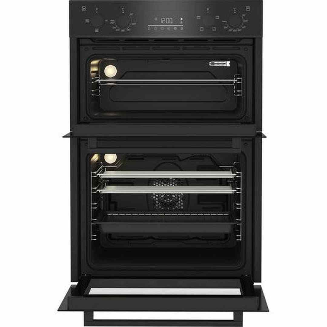Beko RecycledNet Electric Double Oven - Black | BBDF22300B Beko Oven Euronics Ireland
