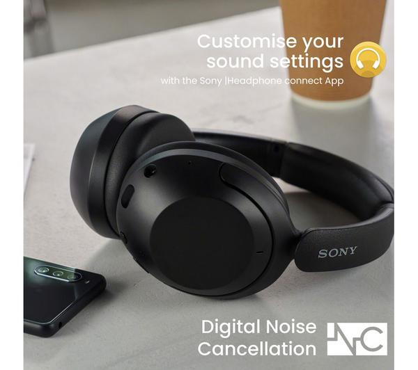 Sony Noise Cancelling Wireless Bluetooth Headphones in Black | WHXB910NBCE71