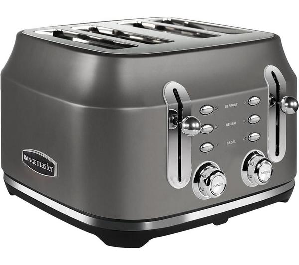 Rangemaster Classic 4 Slice Grey Toaster | RMCL4S201GY