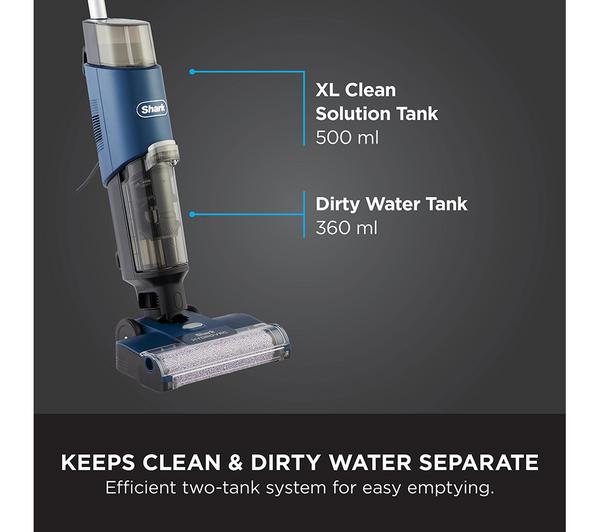 Shark HydroVac Corded Hard Floor Cleaner – 3-in-1 Cleaning | WD110UK Shark Steam Mop Euronics Ireland