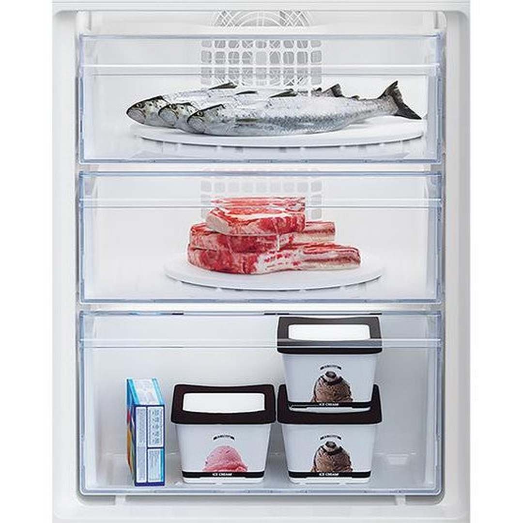 Beko Pro Integrated 70/30 Fridge Freezer - Sliding Hinge | BCFD473 Beko Fridge Freezer Euronics Ireland