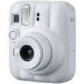 FUJIFILM instax mini 13 Instant Camera Clay White - front view