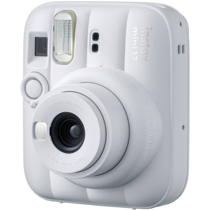 FUJIFILM instax mini 13 Instant Camera Clay White - front view