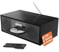 Oakcastle DAB500 DAB/FM Radio Music System with CD - product image 1