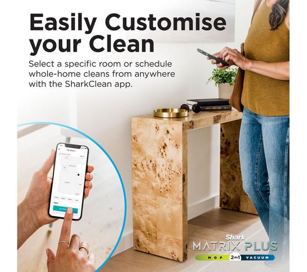 Shark Matrix Plus 2-in-1 Robot Vacuum & Mop – Smart Navigation | RV2620WDUK
