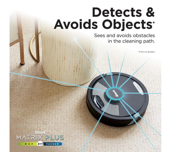 Shark Matrix Plus 2-in-1 Robot Vacuum & Mop – Smart Navigation | RV2620WDUK