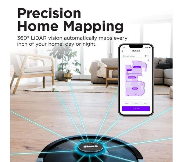 Shark Matrix Plus 2-in-1 Robot Vacuum & Mop – Smart Navigation | RV2620WDUK
