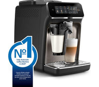 Philips Series 3300 LatteGo Fully Automatic Espresso Machine - Black Chrome | EP3347/90