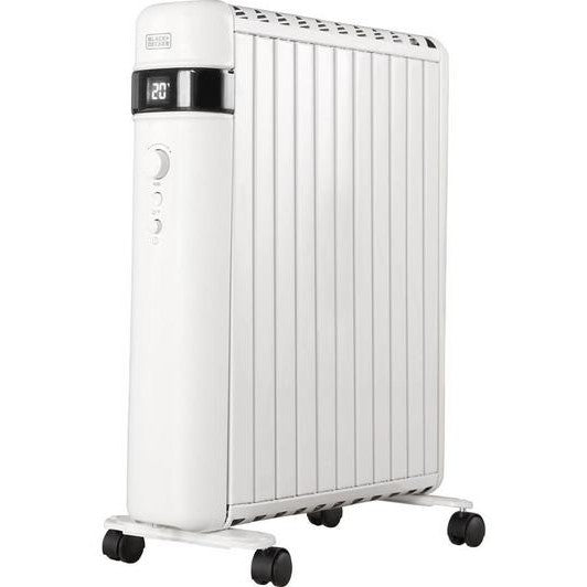 BLACK + DECKER 2500W Smart Oil‑Free Radiator | BXRA43017GB