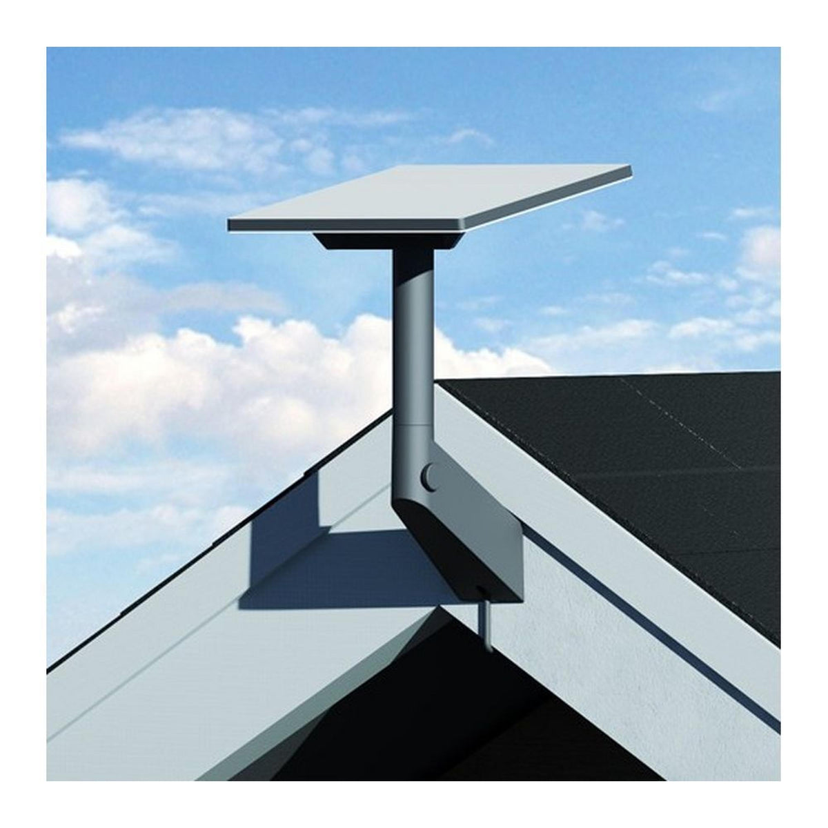 Starlink Mini Wall Mount - mounted on a gable