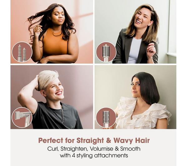 Shark FlexStyle 4-in-1 Air Styler & Hair Dryer – Stone | HD436SLUK