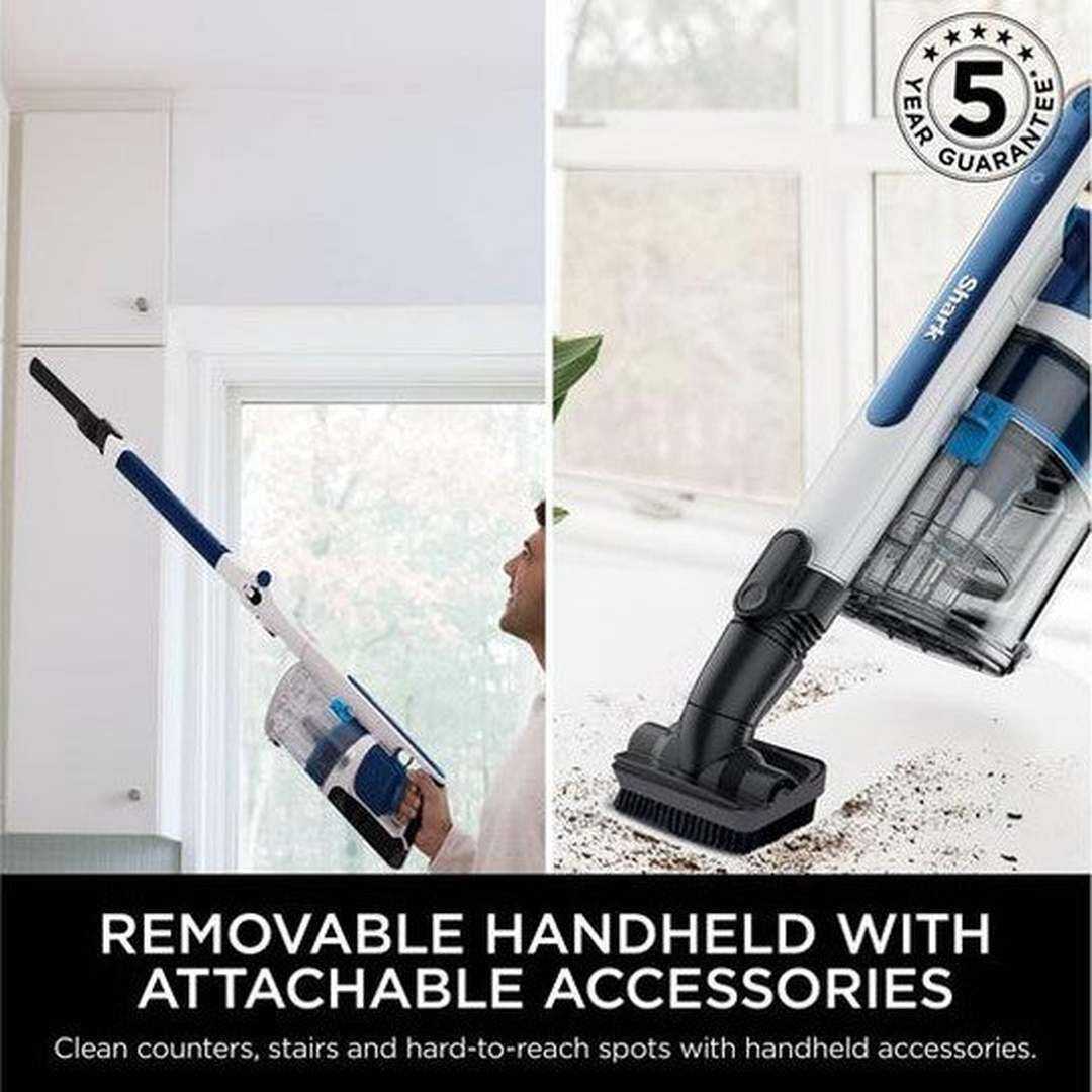 Shark PowerPro Cordless Stick Vacuum - Navy Metallic | IZ380UK Shark Vacuum Cleaner Euronics Ireland