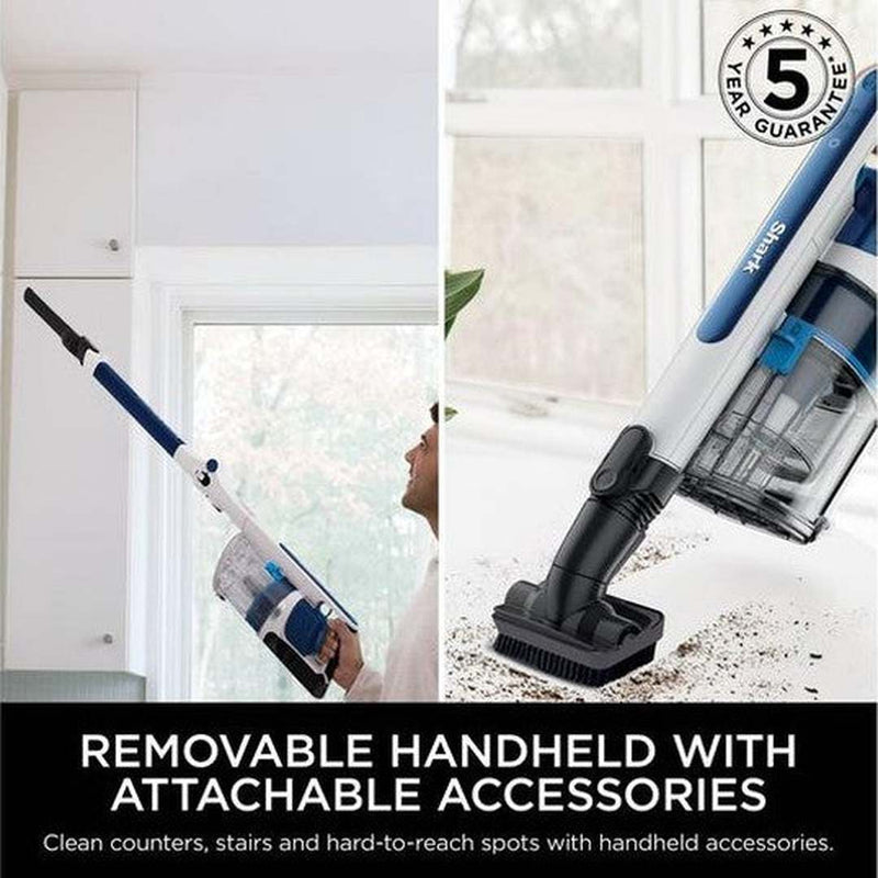 Shark PowerPro Cordless Stick Vacuum - Navy Metallic | IZ380UK Shark Vacuum Cleaner Euronics Ireland