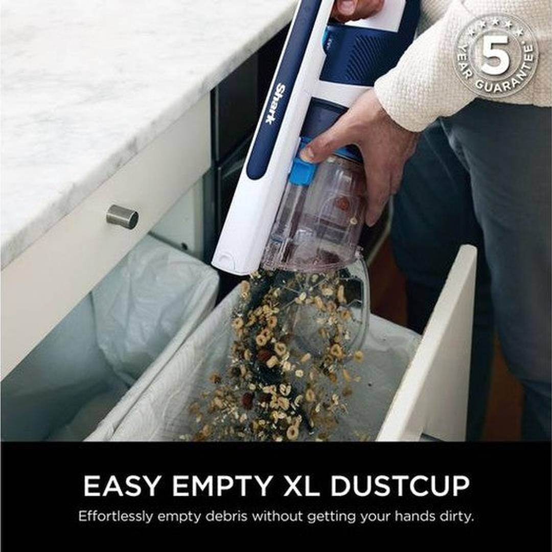 Shark PowerPro Cordless Stick Vacuum - Navy Metallic | IZ380UK Shark Vacuum Cleaner Euronics Ireland