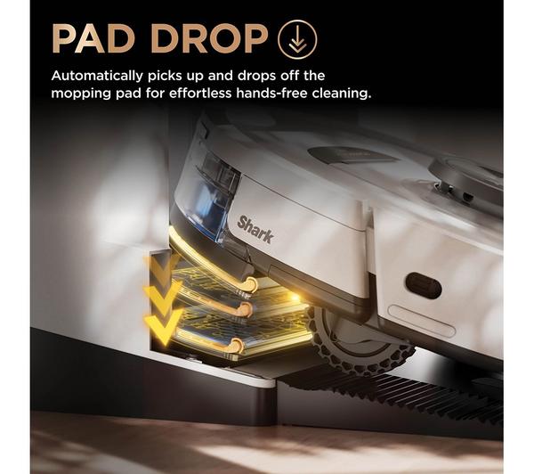 Shark PowerDetect NeverTouch Pro 2-in-1 Robot Vacuum & Mop – Self-Empty, Self-Refill, Self-Clean | RV2800ZEUKWH
