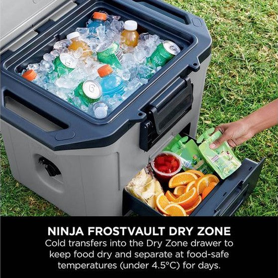 Ninja FrostVault 28 L Hard Cooler with Dry Zone | Slate Grey FB131UKGY