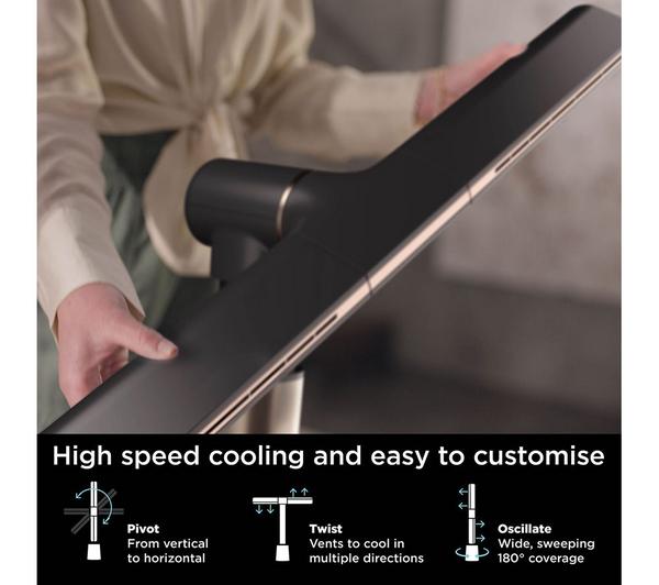 Shark TurboBlade Multi-Directional Cooling Fan – Black | TF200SUK