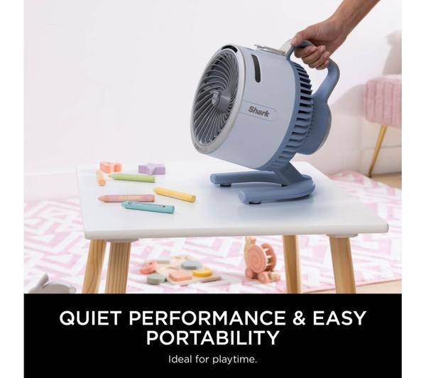 Shark FlexBreeze HydroGo Misting Fan – Glacier Blue | FA050UKBL Shark Air Purifier Euronics Ireland