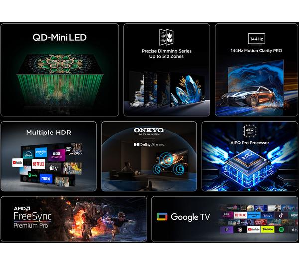 TCL 55" 144Hz Mini LED Google TV | 55C6K