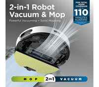 Shark Matrix Plus 2-in-1 Robot Vacuum & Mop – White | RV2620WDUKWH