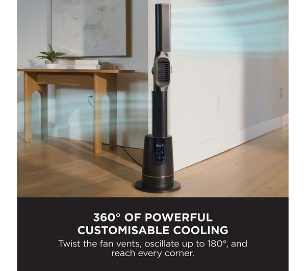 Shark TurboBlade Cool + Heat Bladeless Fan & Heater – Black | TH200UK Shark Air Purifier Euronics Ireland