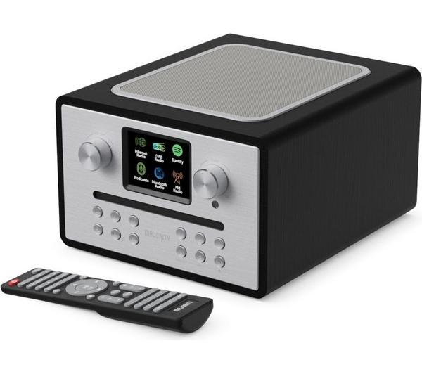 Majority Homerton 2 Internet Radio Music System with CD, Black - product image 1