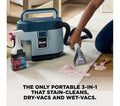 Shark EveryMess Portable 3-in-1 Stain Eliminator 2kg Wet Dry Vacuum | VX110UK